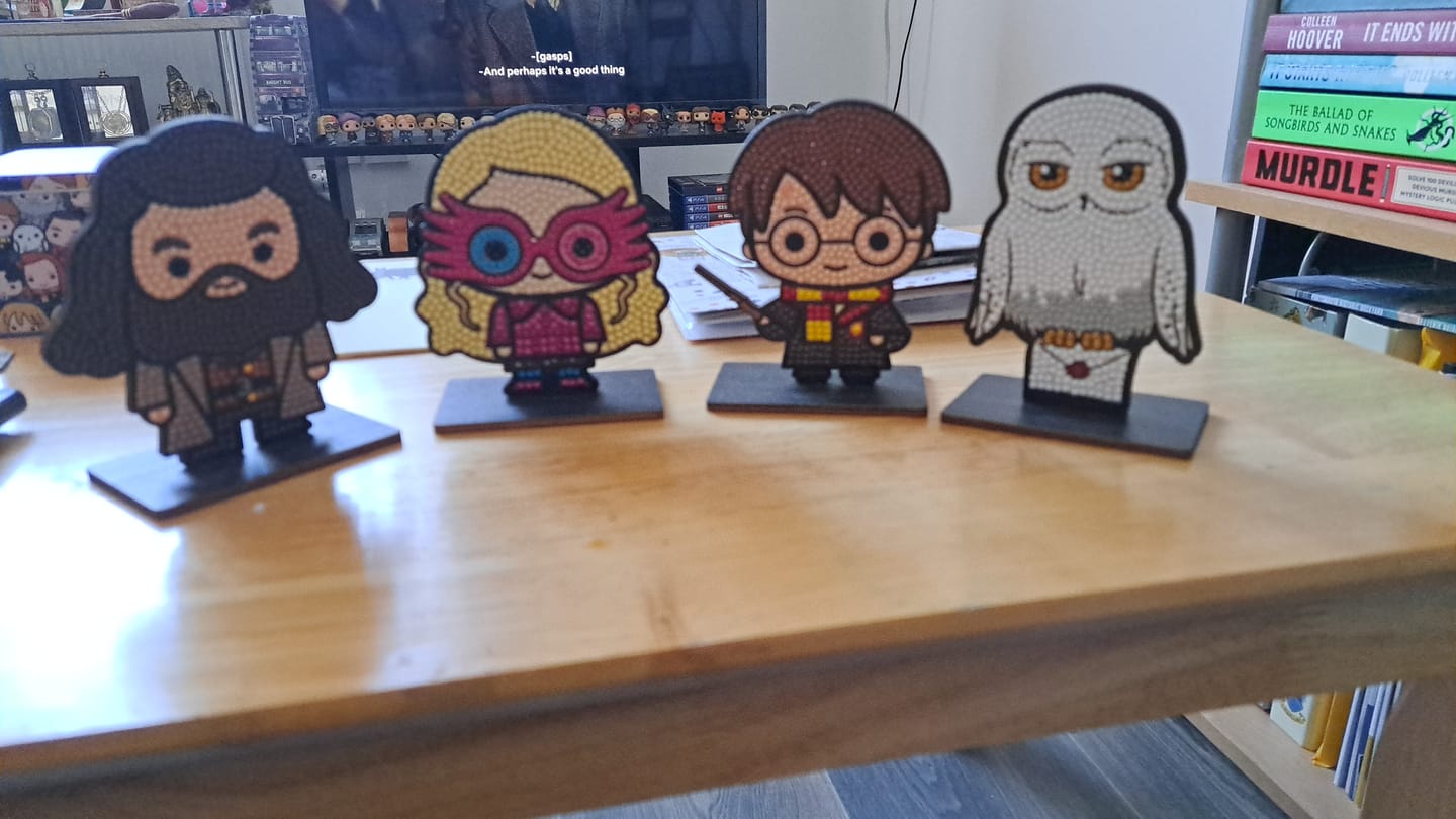 Customer photo review of "Luna Lovegood" Crystal Art Buddies Harry Potter Series 4