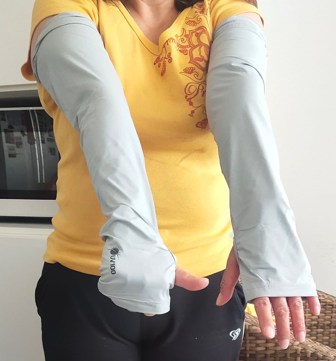 Customer photo review of Thumbhole Sleeves UPF50+