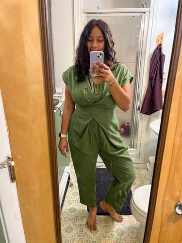 Customer photo review of VENUS WRAP JUMPER | DEW