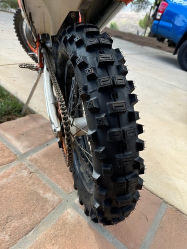 Customer photo review of Michelin Bib Mousse- Foam Flatproof Tube for Motocross, Desert, and Enduro