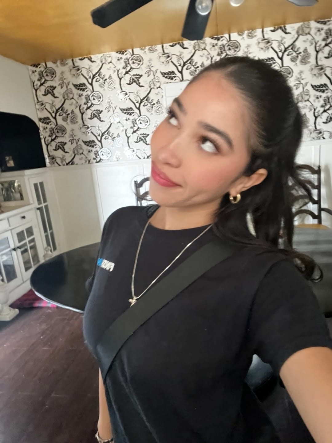 Customer photo review of Chunky Endless Hoops