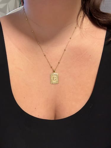 Customer photo review of Buchstabenplatte