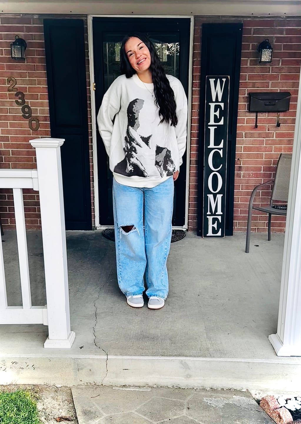 Customer photo review of THE FRANK SWEATER