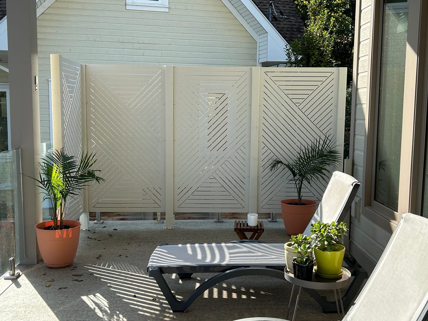 Customer photo review of Privacy Screen (Hexx)