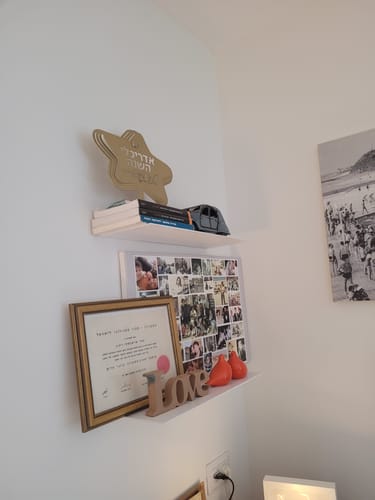 Customer photo review of מדף ספרים