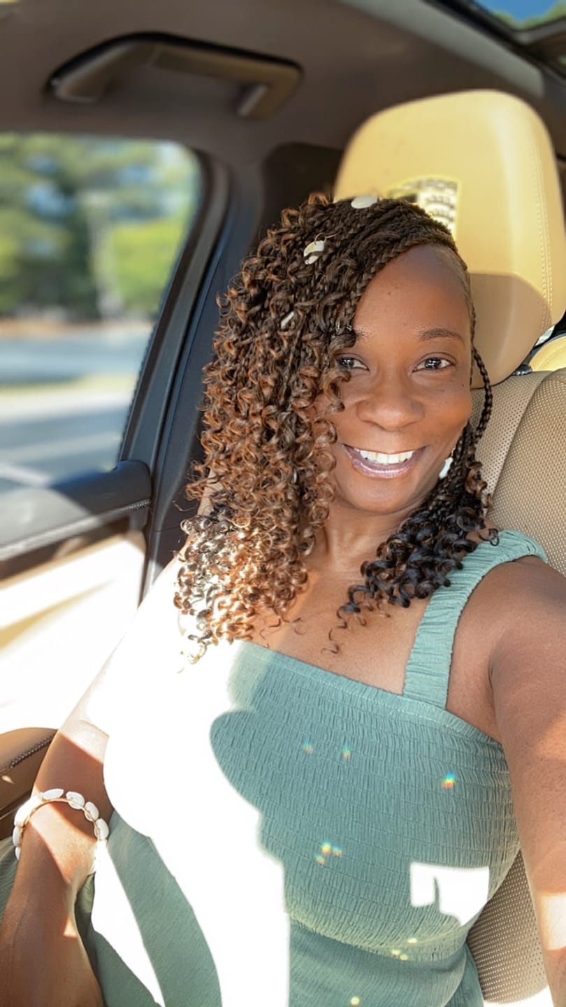 Customer photo review of Zury Sis Synthetic Crochet Braid - V11 BOHO CURLY 12/13/14 inch