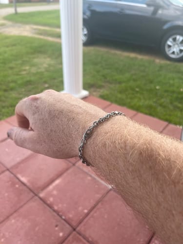 Customer photo review of 5mm Anchor Link Bracelet