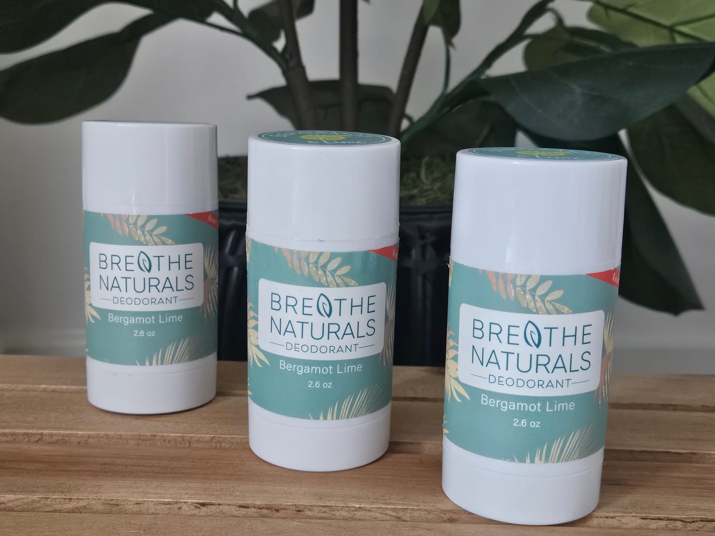 Customer photo review of Bergamot Lime Deodorant