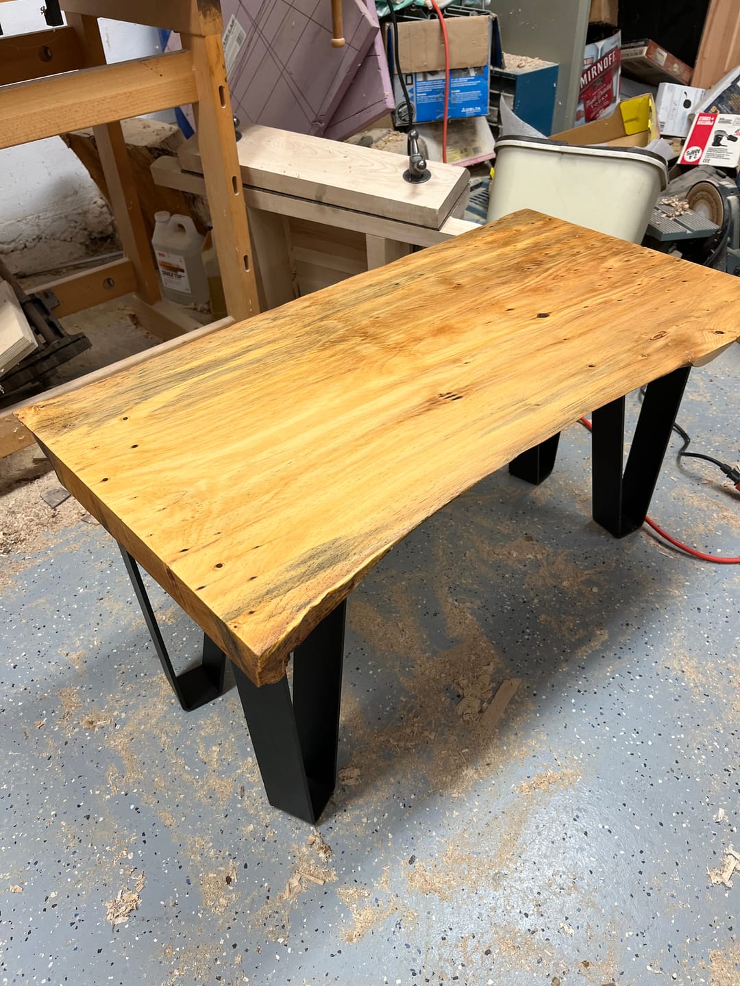 Customer photo review of Flat Bar V-Shape Single Leg