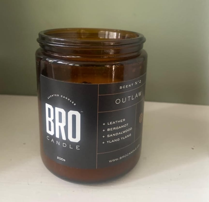 Customer photo review of The Outlaw Candle