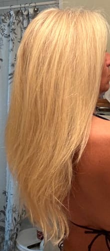 Customer photo review of Weightless Shampoo & Conditioner Refill