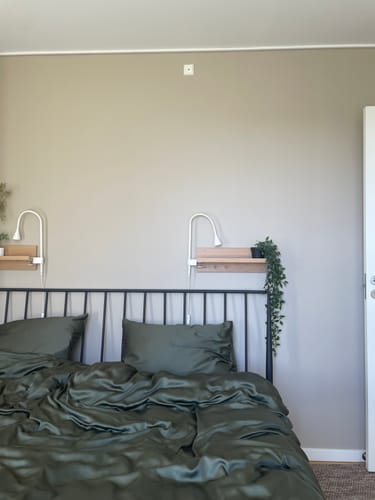 Customer photo review of Skovgrønt sengesett