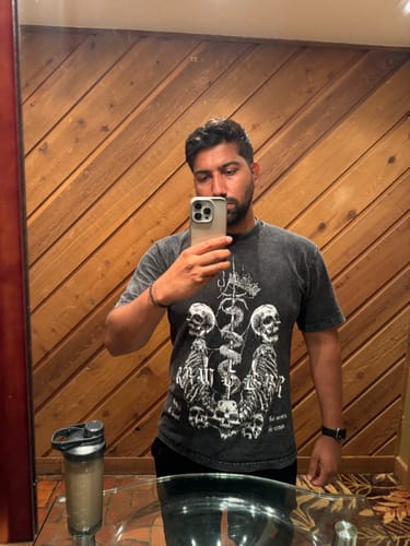 Customer photo review of Heavy Is the Crown Tee