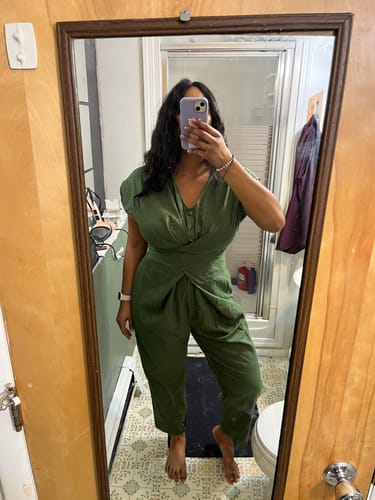 Customer photo review of VENUS WRAP JUMPER | DEW