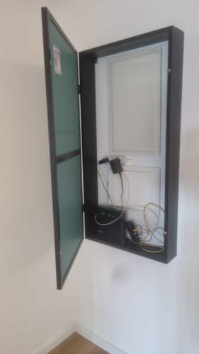 Customer photo review of מראה עמוקה לארון חשמל