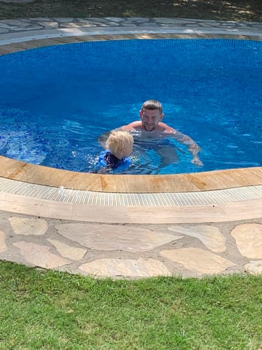 Customer photo review of Kids Floating Swimsuit