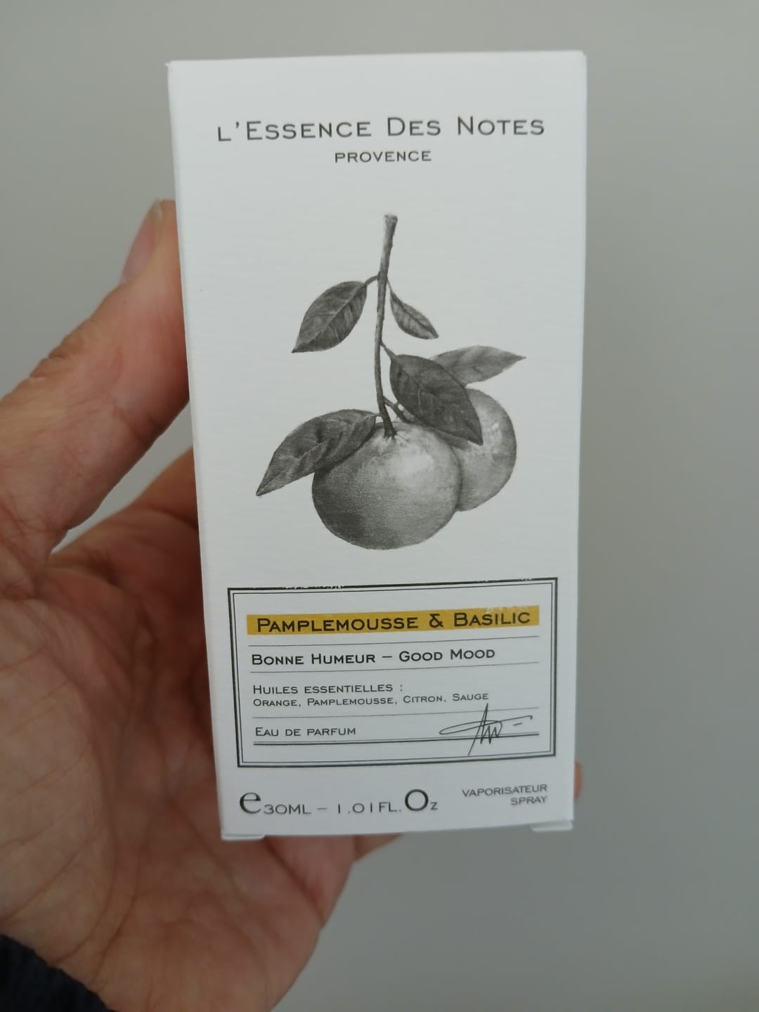 Customer photo review of Pamplemousse & Basilic