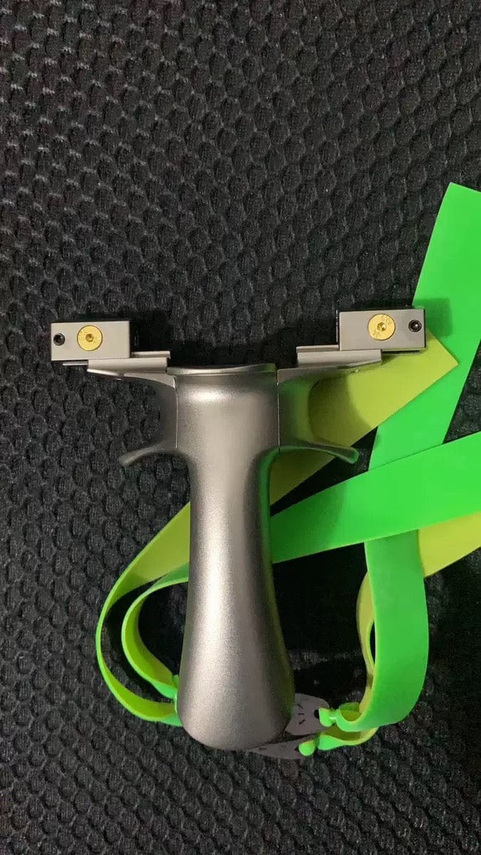 Customer photo review of Titanium Ergonomic Slingshot