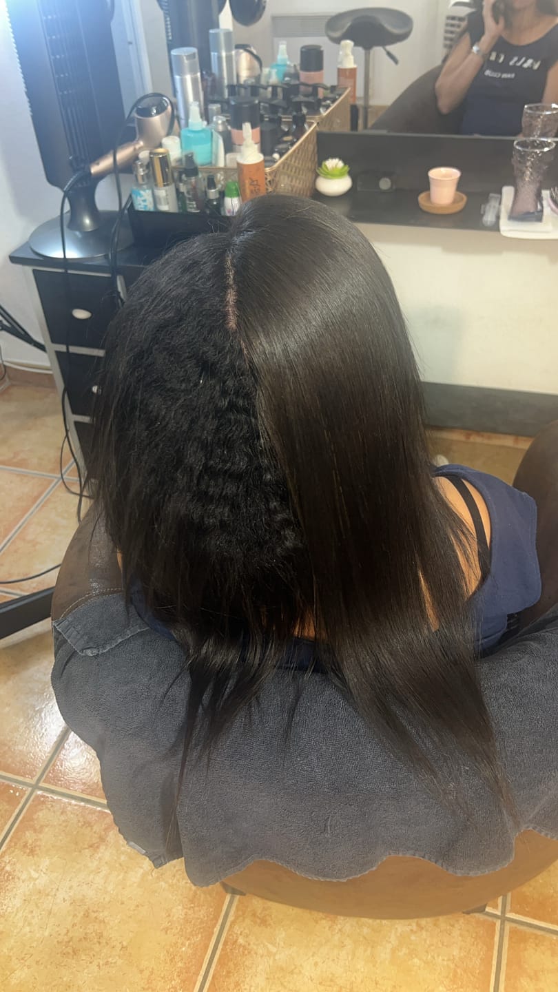 Customer photo review of Lissage Indiana Gloss - Kit complet 1 litre