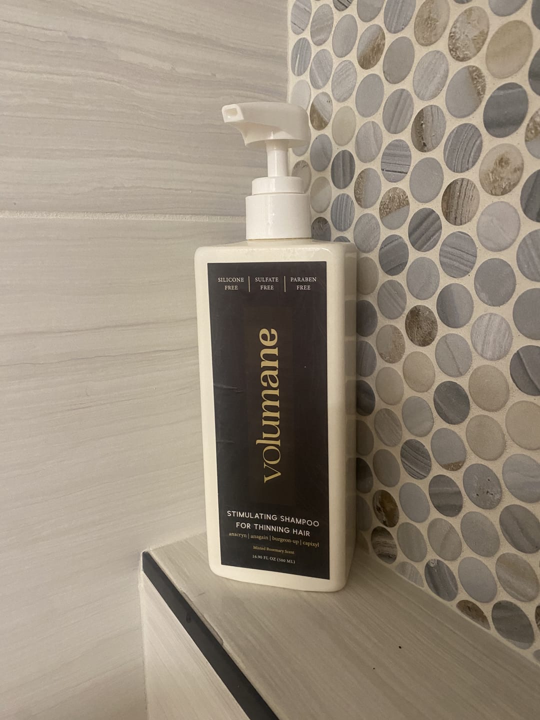 Customer photo review of Volumane Anti-Thinning Stimulating Shampoo