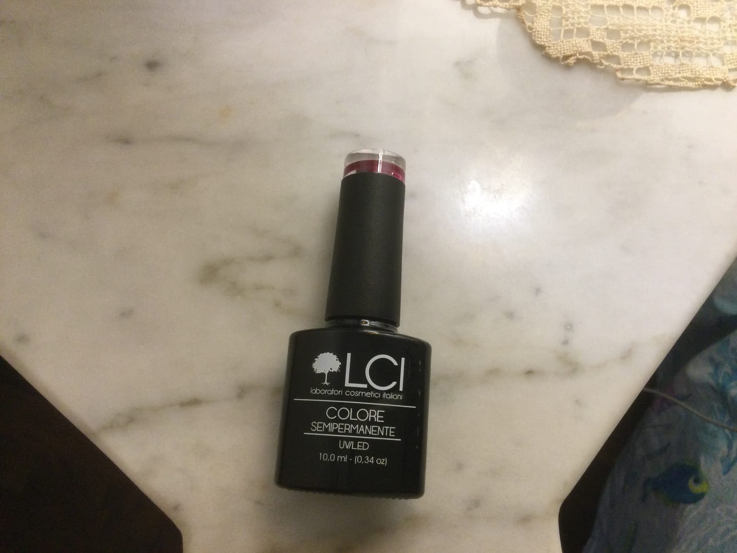 Customer photo review of Smalto Semipermanente LCI -  Rosso scuro vinaccio