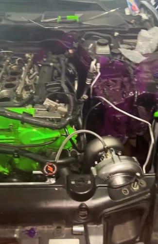 Customer photo review of 350z Turbo Kit for Nissan 03-06 VQ35 VQ35DE Z33 G35