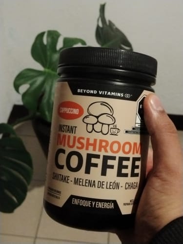 Customer photo review of Café Soluble con Hongos Melena de León, Shiitake y Chaga - 27 porciones