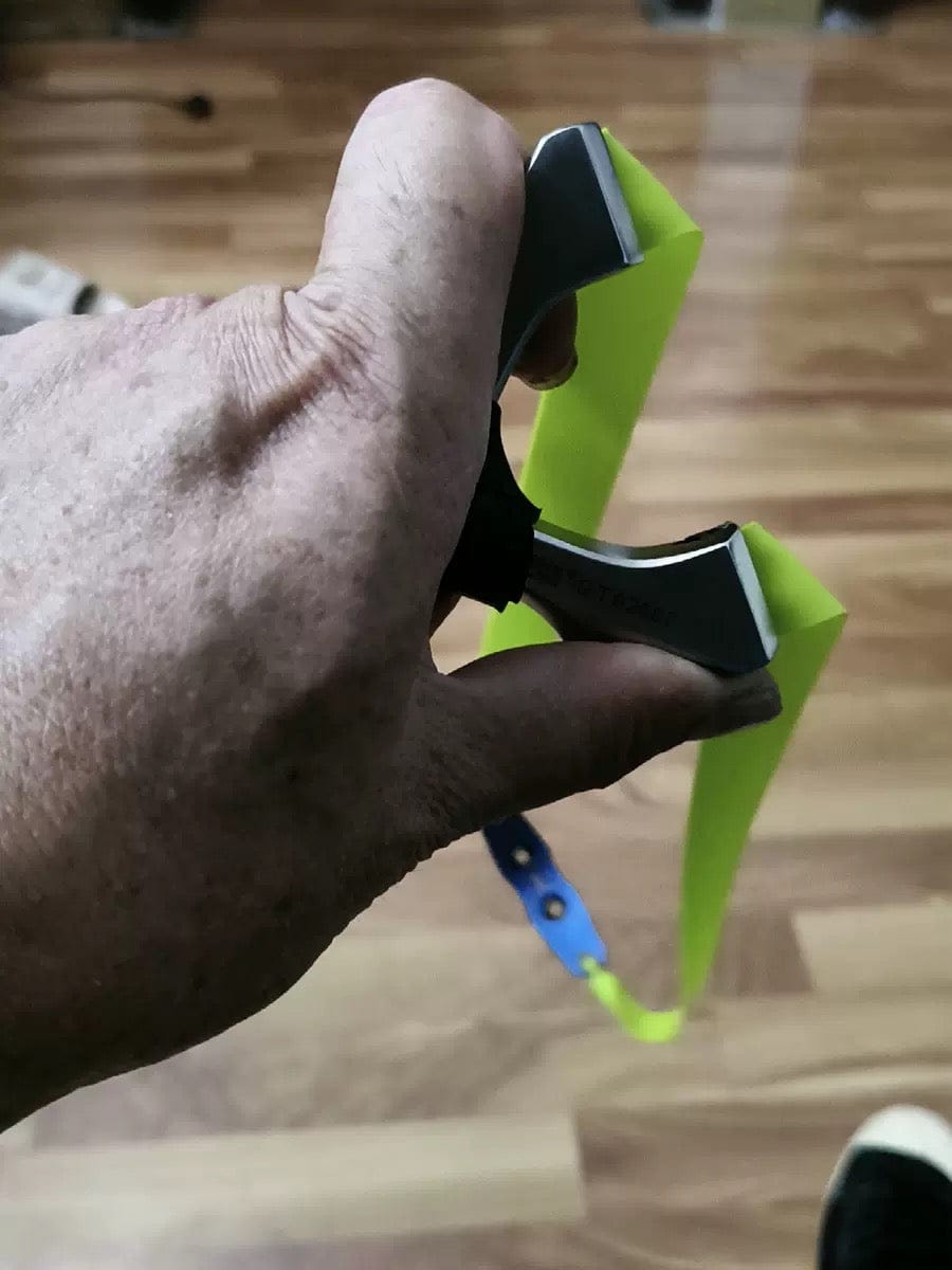 Customer photo review of Stainless Steel Lightweight Slingshot