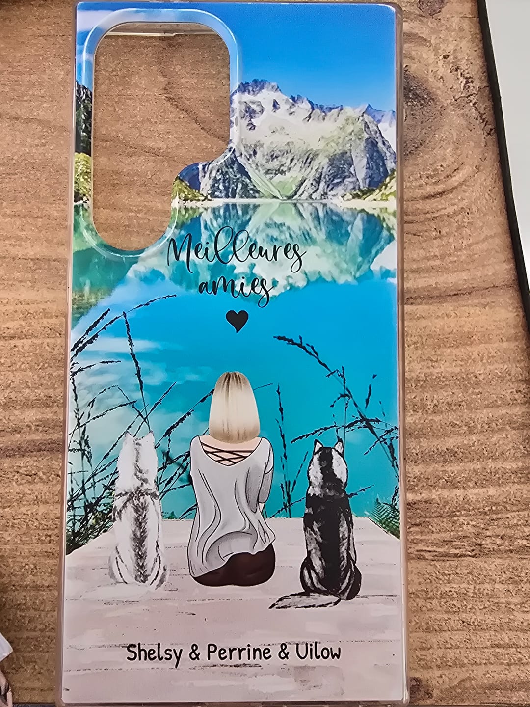 Customer photo review of Meilleurs amis - Coque de téléphone personnalisée
