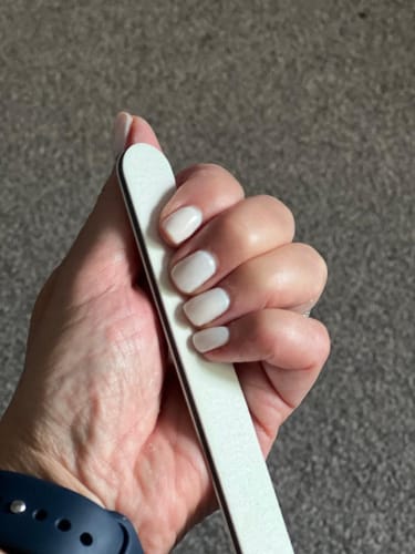 Customer photo review of Gel polish Studios, Studio White, 8ml