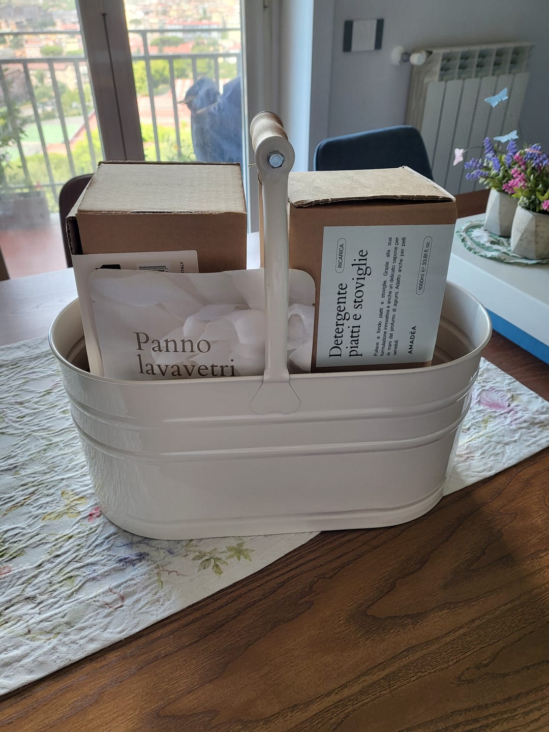 Customer photo review of Detergente piatti e stoviglie - Ricarica da 1L