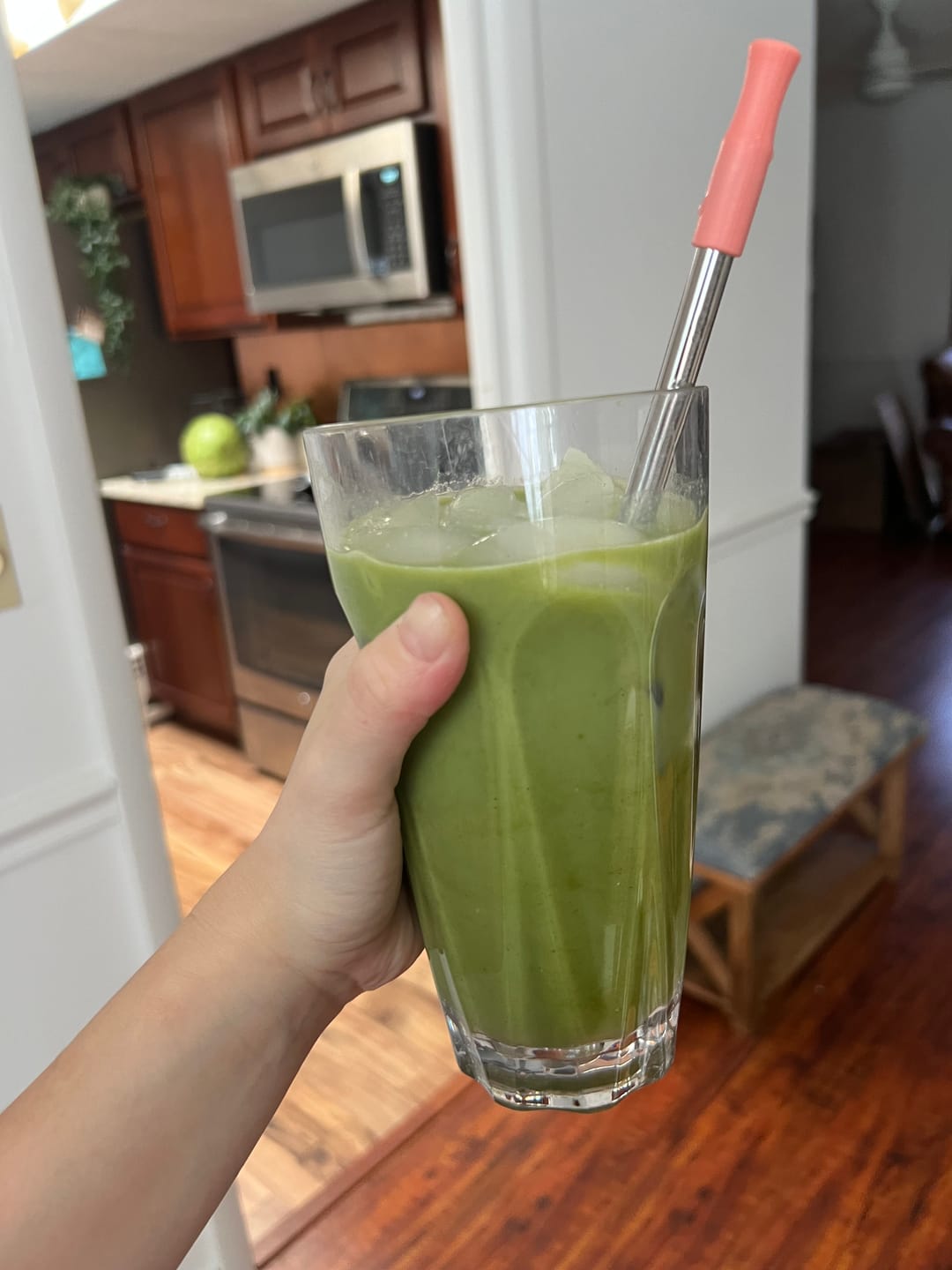 Customer photo review of Premium Matcha Latte Powder