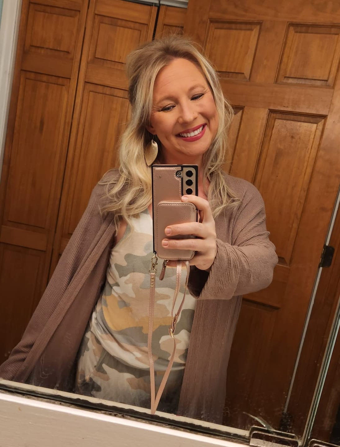 Customer photo review of Brown and Blonde Human Hair Topper Piece Clip On for Women #T10/613
