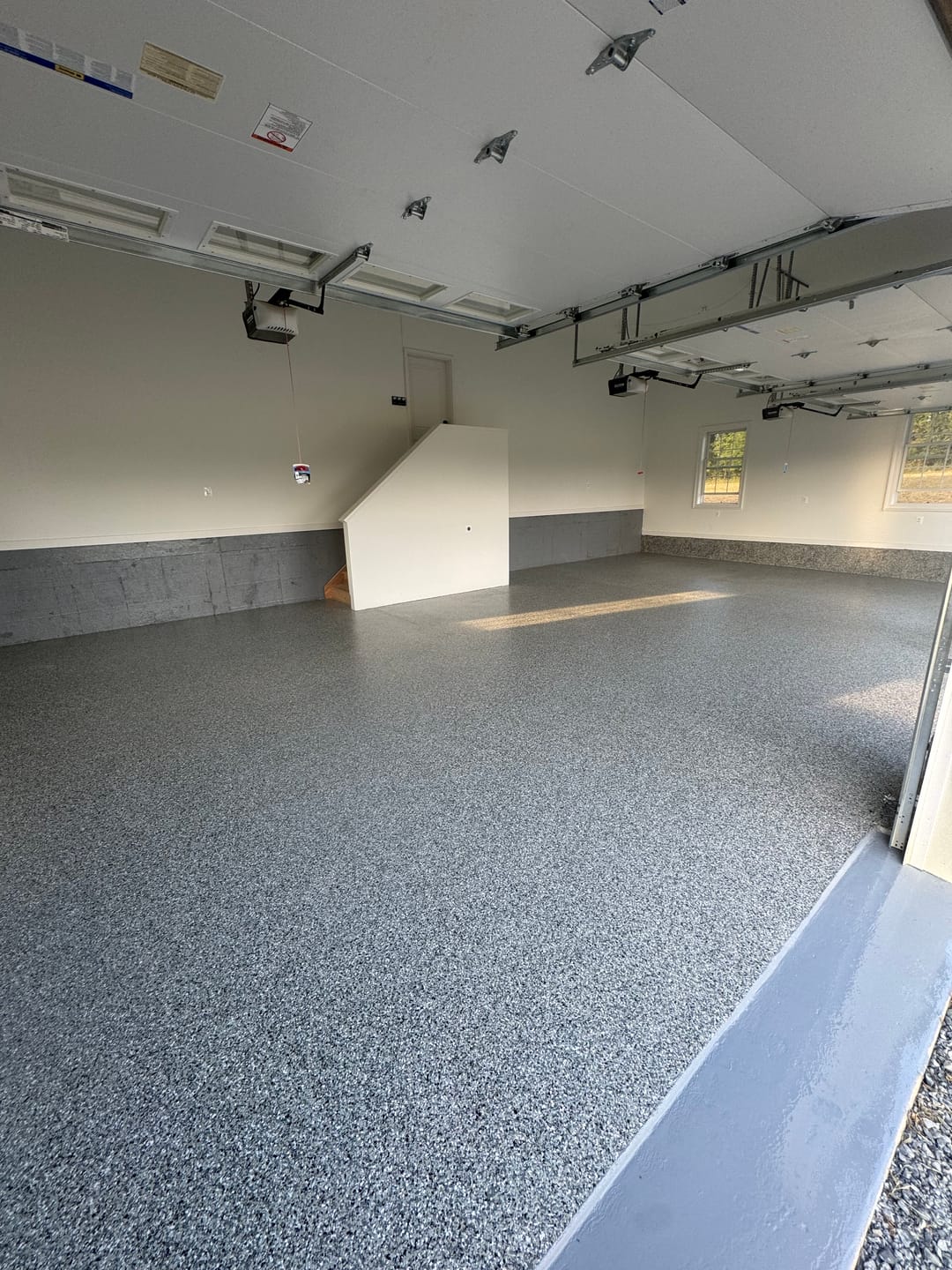 Customer photo review of Polyaspartic Floor Coating - Rockhard Poly 2 Gal. Kit