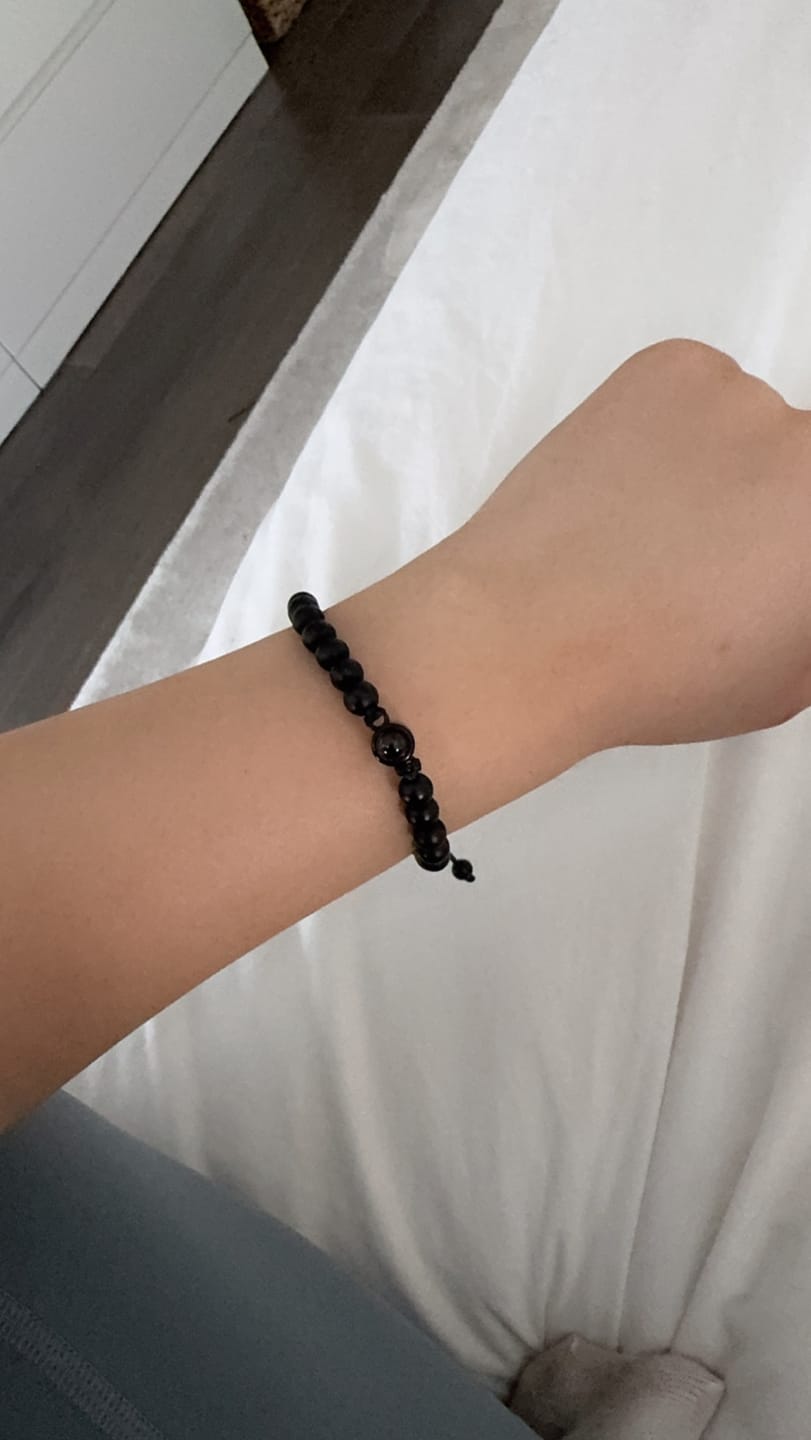 Customer photo review of Minimalist Photo Bracelet