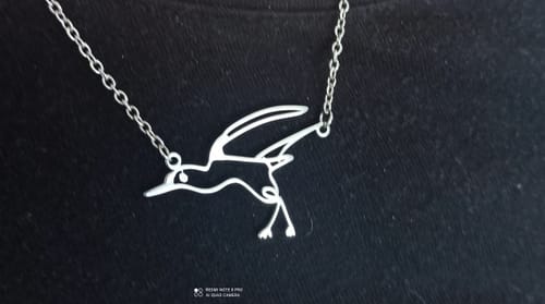 Customer photo review of Dessin d'enfant LOANYA en collier ou pendentif