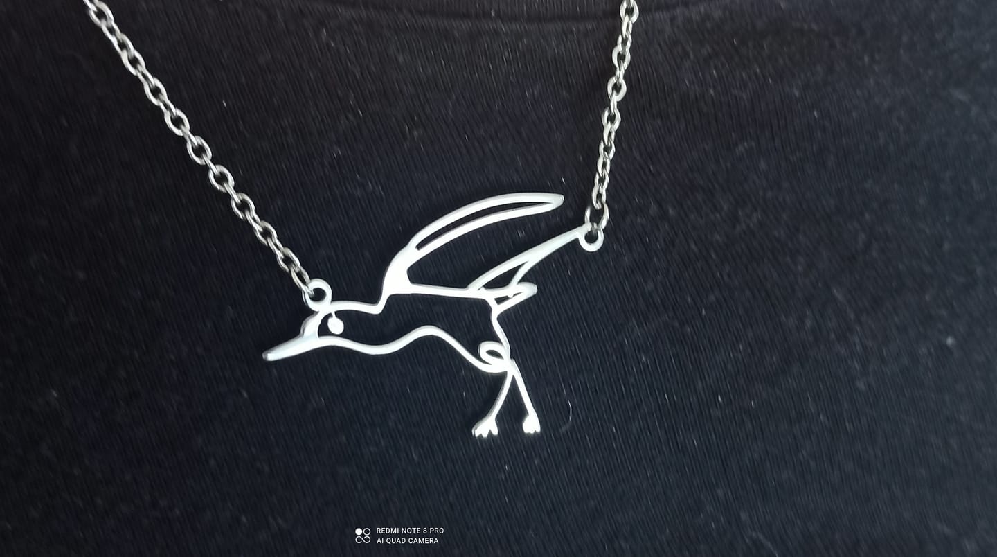 Customer photo review of Dessin d'enfant LOANYA en collier ou pendentif