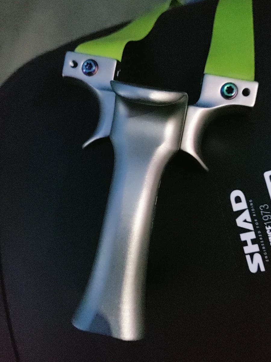 Customer photo review of All-Stainless Steel Tomahawk Slingshot