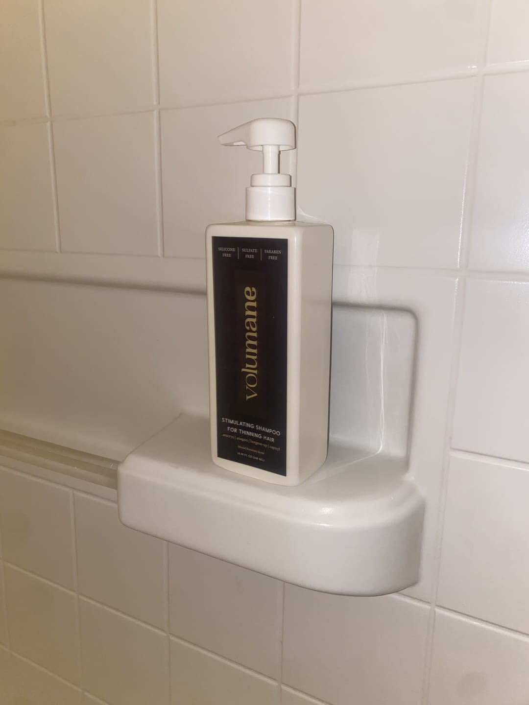 Customer photo review of Volumane Anti-Thinning Stimulating Shampoo