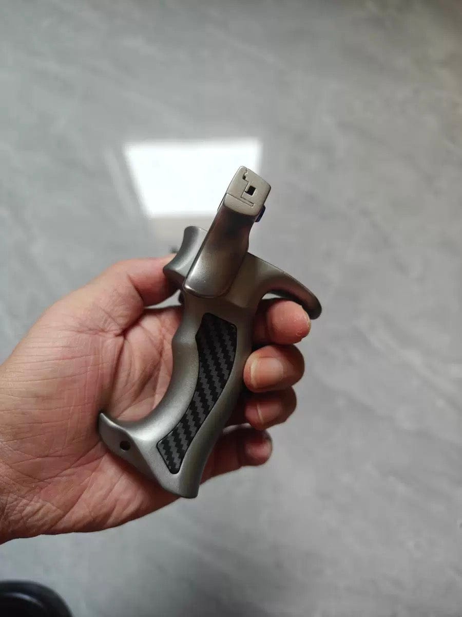 Customer photo review of All-Stainless Steel Tomahawk Slingshot