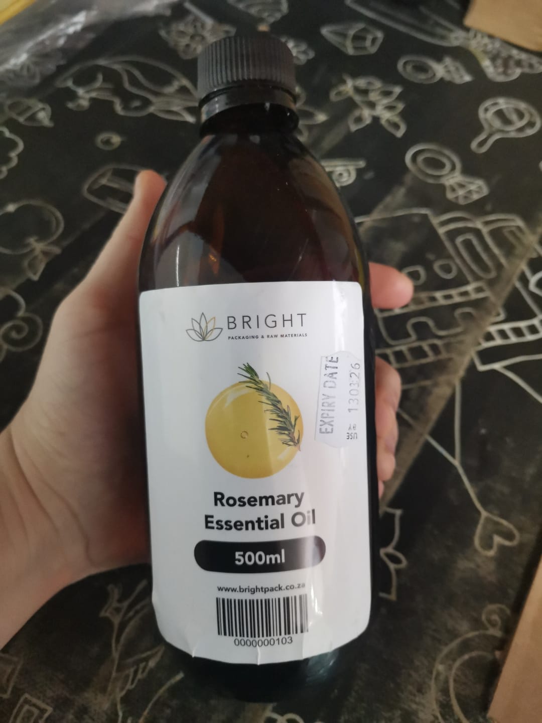 Customer photo review of Rosemary Essential Oil