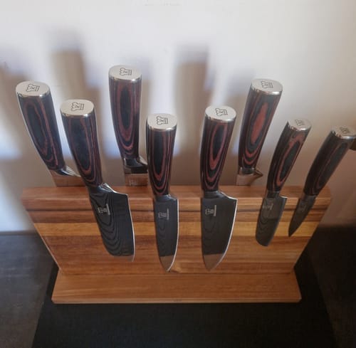 Customer photo review of Premium Knivsett med Burokku Knivblokk