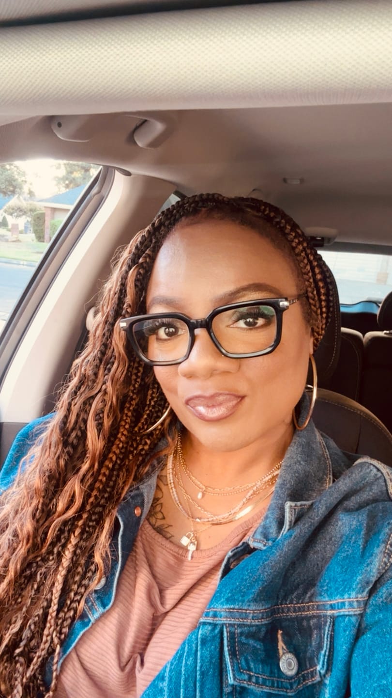 Customer photo review of #4/#30 Piano Color Deep Wave Bulk Hair Extensions for Braiding