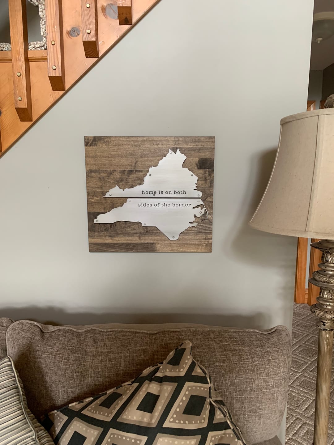 Customer photo review of Virginia/North Carolina Home is on both sides of the border