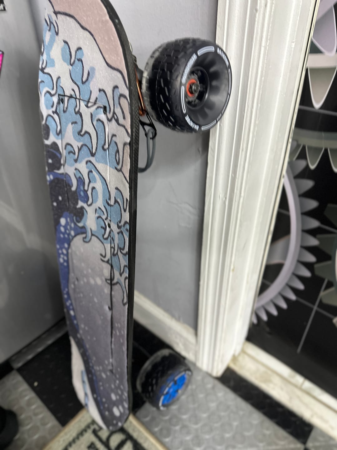 Customer photo review of 105mm Cloud Wheel Donut for Hub motors: G3, G2 black,Mini and G5