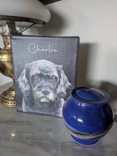 Customer photo review of Pet Art Canvas Wrap