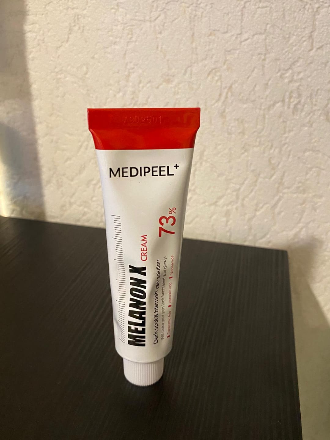Customer photo review of Balinošs krēms pigmentācijas plankumu novēršanai Medi-Peel Melanon X Cream