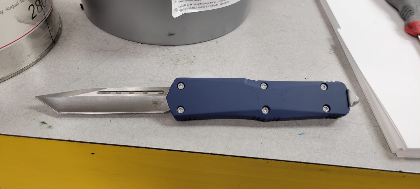 Customer photo review of OTF Mystery Knife Bundle