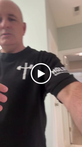 Customer video review of Powered By Faith Oversized Tee