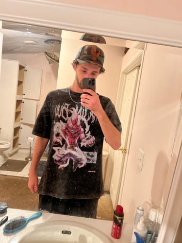 Customer photo review of KID BUU VINTAGE OVERSIZE TEE